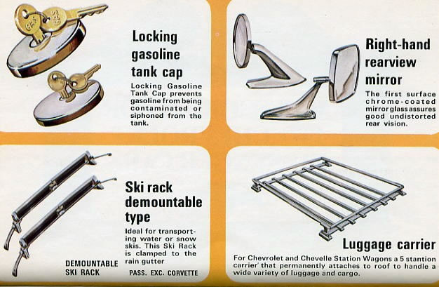 1971 Chevrolet Accessories Booklet Page 6